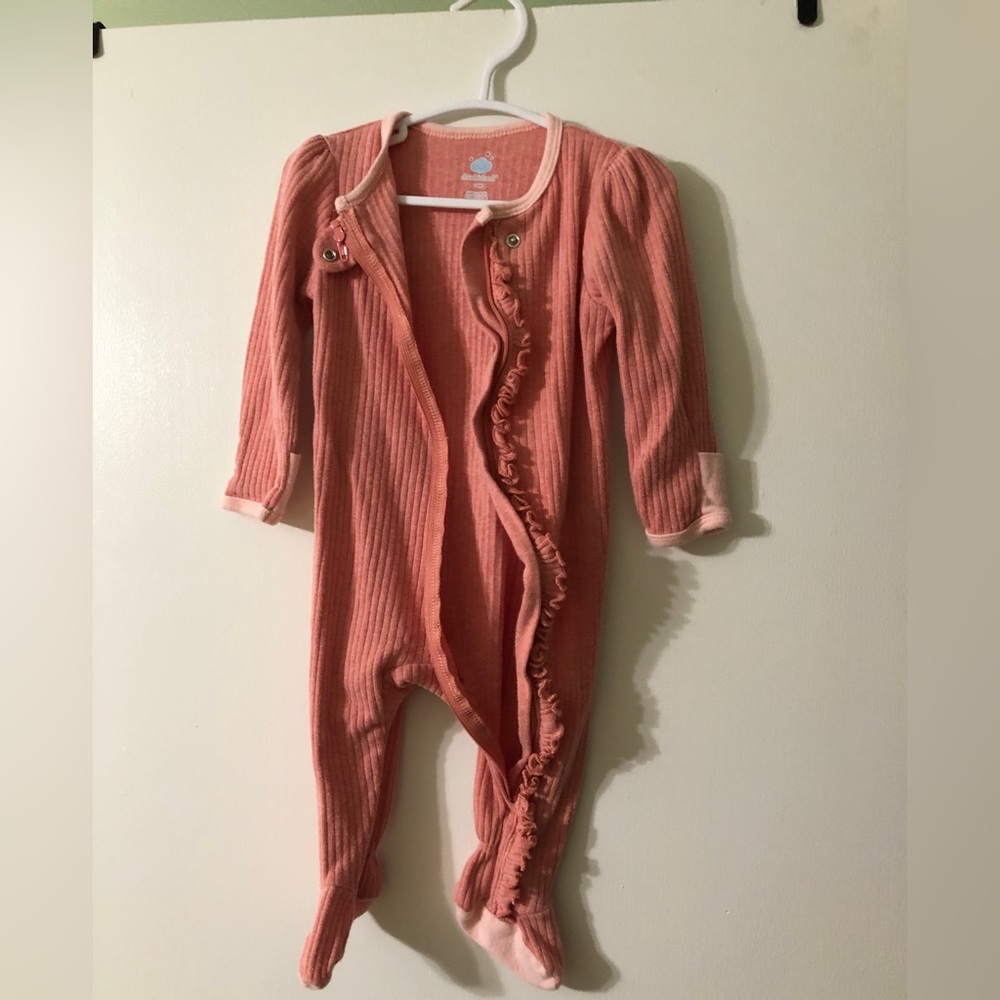 3-6 month cloud island footed sleeper/one piece/pajama